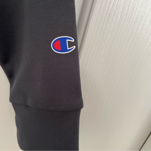Champion Gray Size 7/8 Logo Pullover Hoodie - Picture 6 of 6